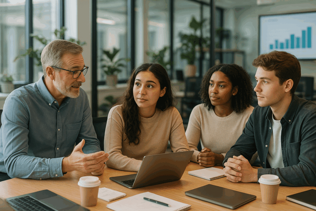 A kapunyitási pánik leküzdése: Fiatal munkavállalók sikeres integrációja a modern vállalatoknál