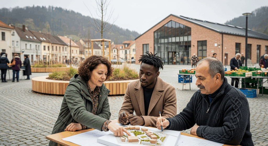 Új városközpont építése és a korábbi bányászvárosok átalakulásának kihívásai